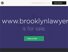 Tablet Screenshot of brooklynlawyer.com